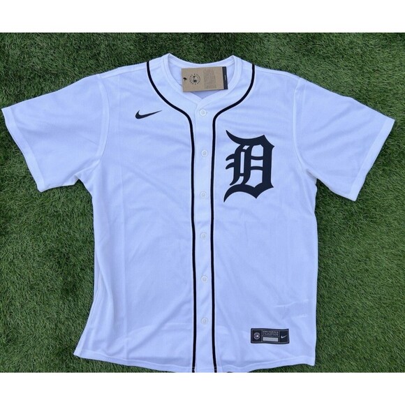Nike Detroit Tigers Home White Baseball Jersey  Men's NWT Sizes Medium-3XL - Picture 5 of 9